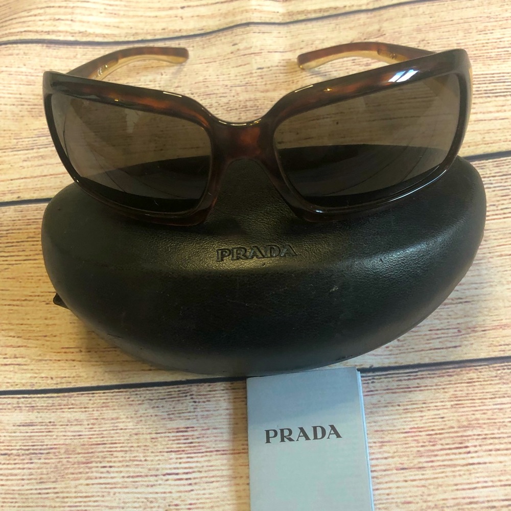 Authentic PRADA tortoise-shell sunglasses